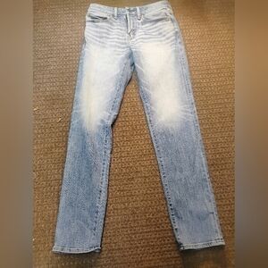 American Eagle Jeans Mens 29x34 Athletic Fit Airflex Temp Tech Stretch Acid Wash